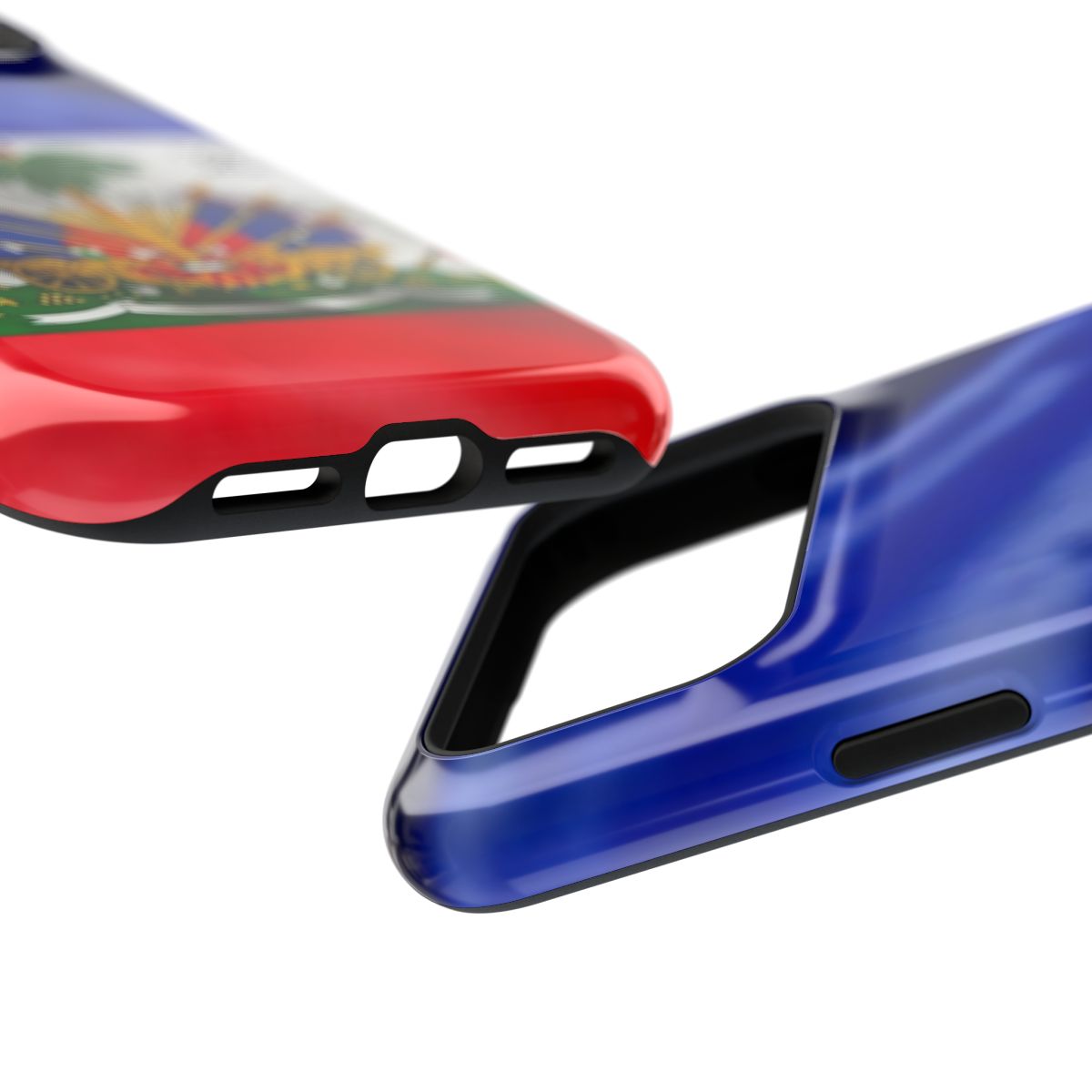 Haitian Pride Designer Caribbean Impact-Resistant Phone Cases by GT Artland