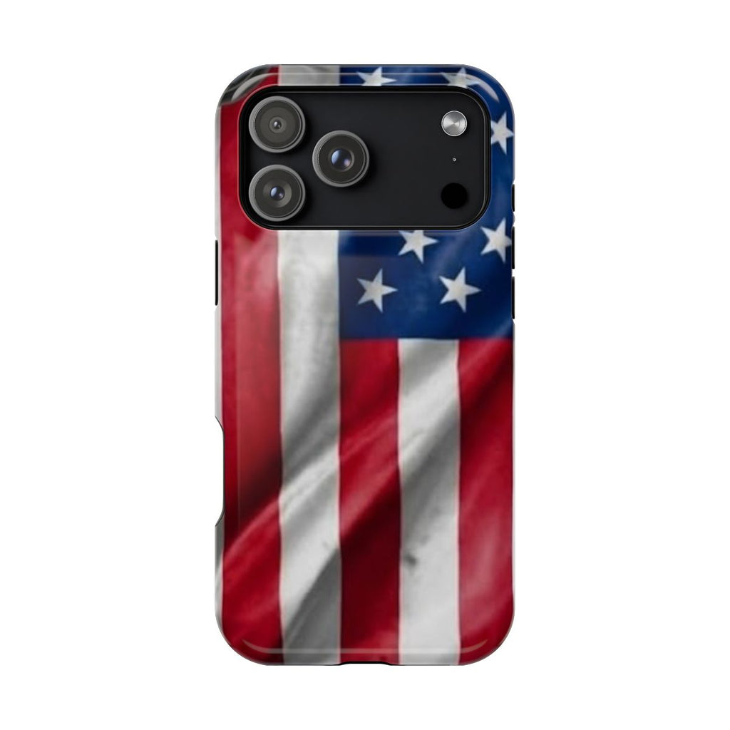 American Flag Designer Impact-Resistant Phone Case — Patriotic USA Protection by GT Artland