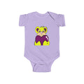 Lakerz Teddy Bear Holding Heart Infant Fine Jersey Bodysuit by GT Artland