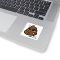 LULU Coffee Designer POOP Emoji Kiss-Cut Stickers by GT Artland
