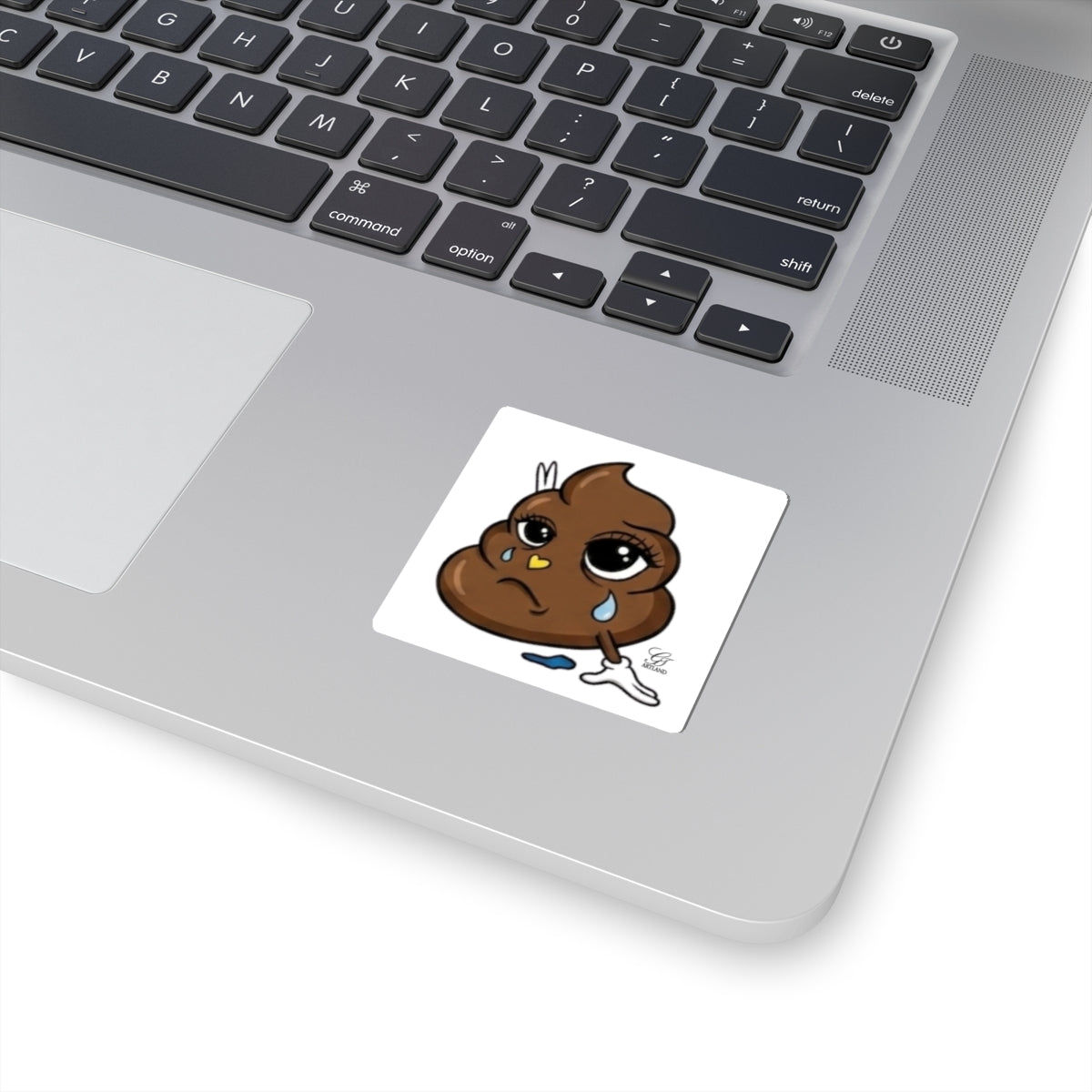 LULU Coffee Designer POOP Emoji Kiss-Cut Stickers by GT Artland