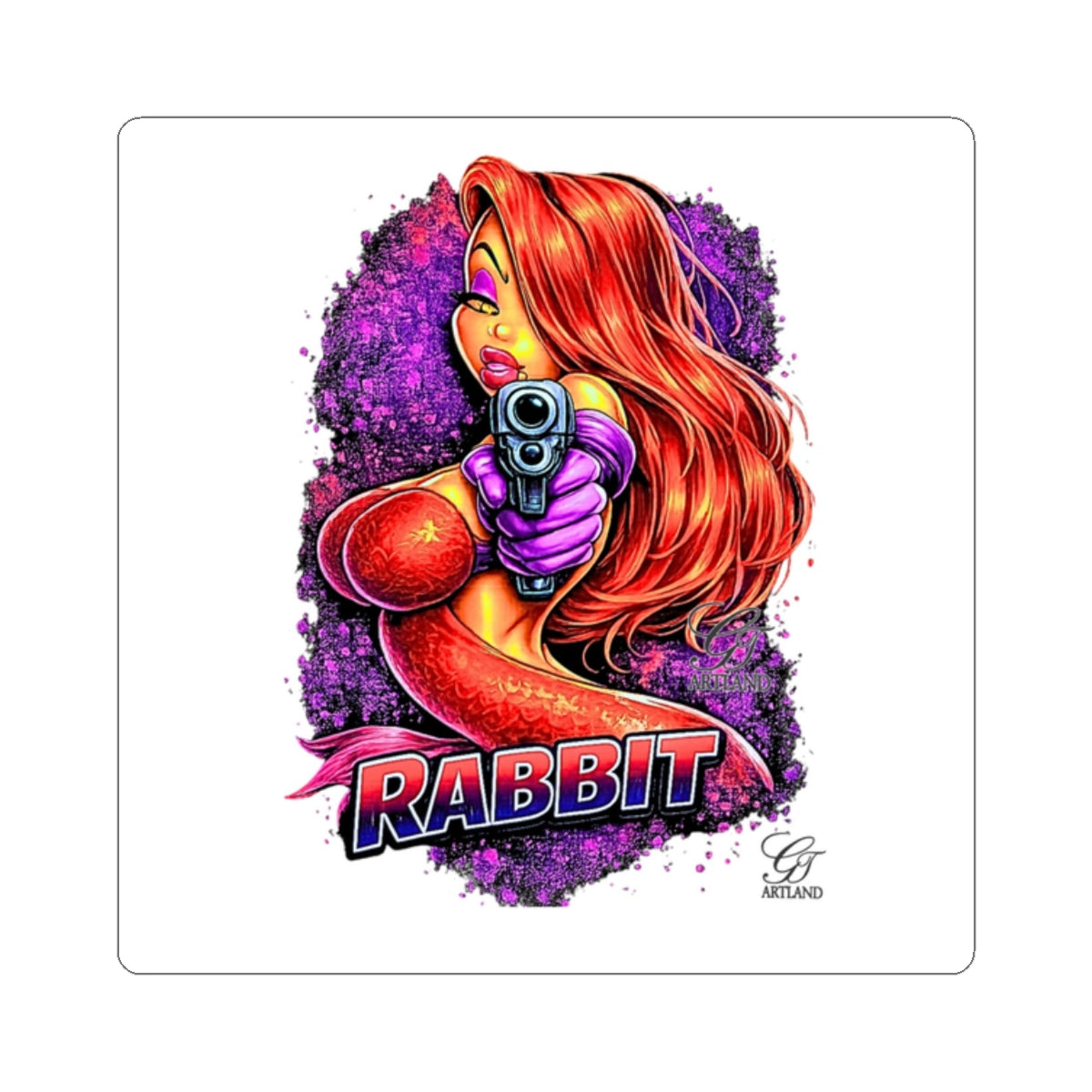 Vixen Rabbit Comic Kiss-Cut Stickers by GT Artland