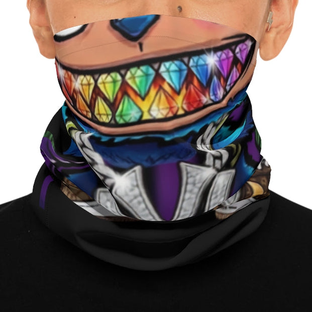 Minty Rainbow Prototype Bubuu Designer Lightweight Face Mask Neck Gaiter by GT Artland