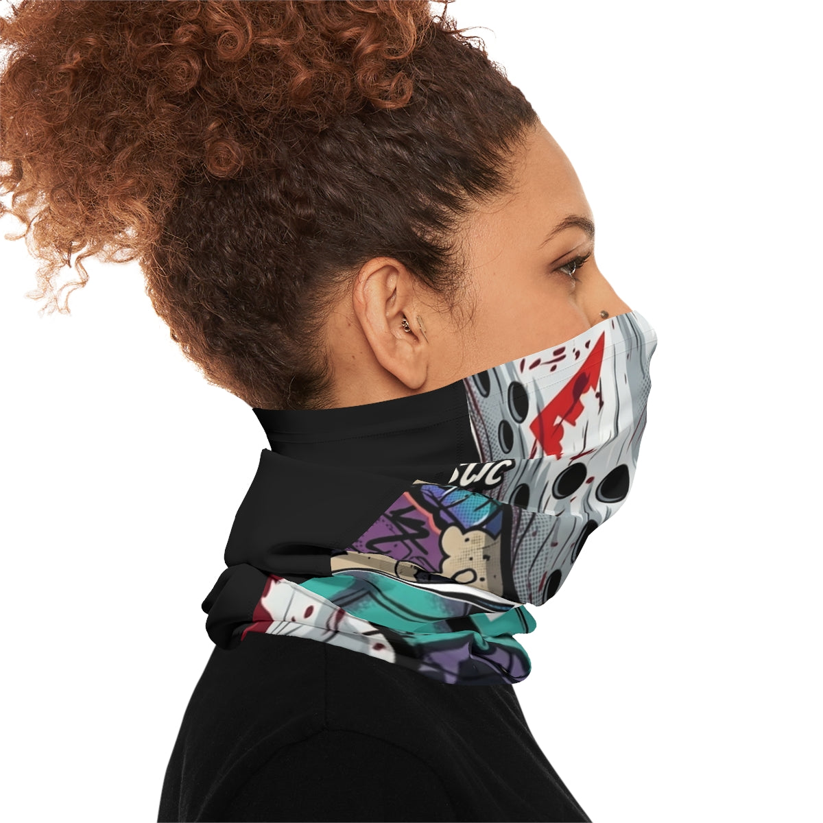 Jayzon Ski Mask Horror Gory Designer Lightweight Face Mask Neck Gaiter by GT Artland