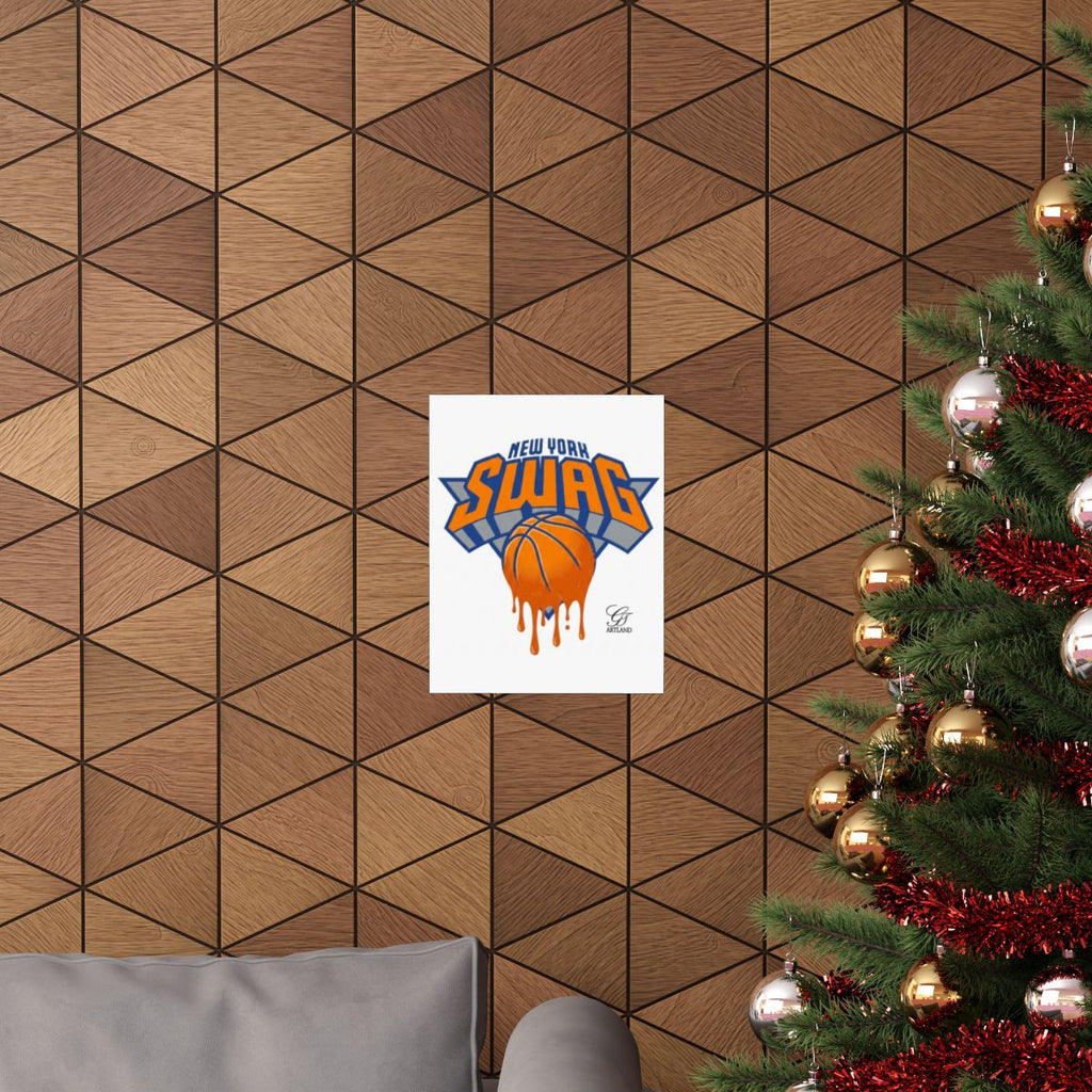 New York SWAG Designer Matte Vertical Posters by GT Artland