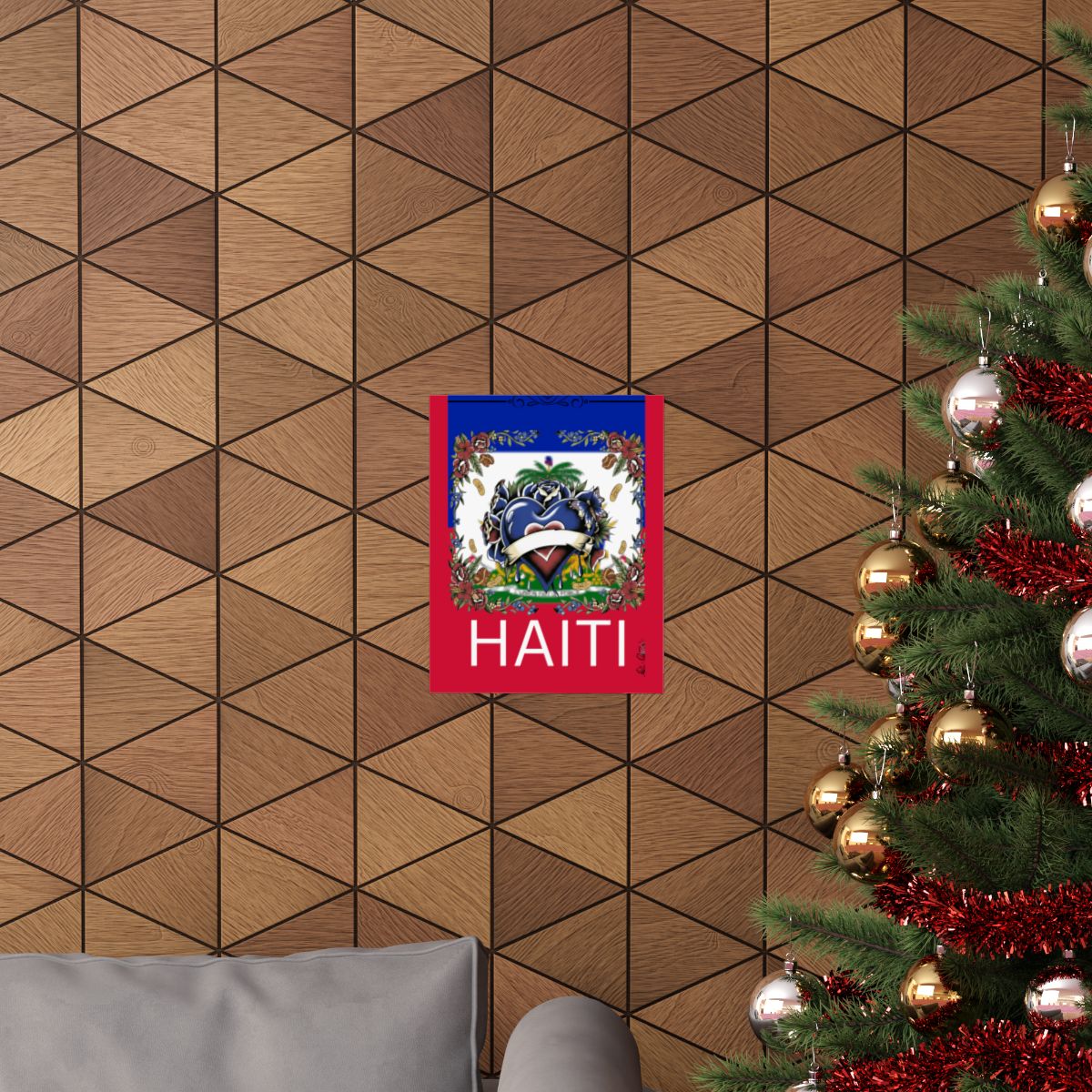 Haitian Love Designer Matte Vertical Posters by GT Artland