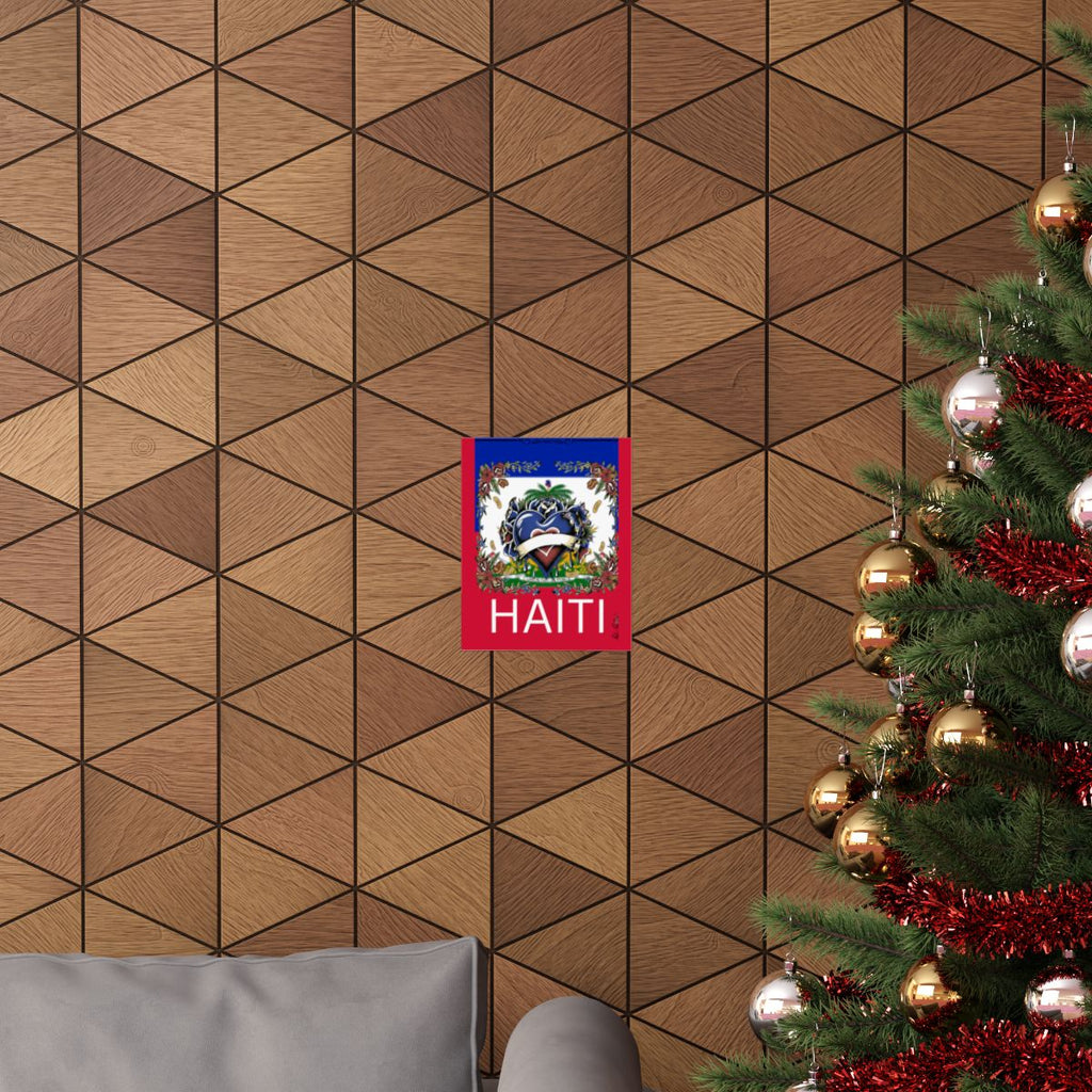 Haitian Love Designer Matte Vertical Posters by GT Artland