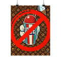 No ICE Frost Designer High Fashion Graffiti Designer Matte Vertical Posters by GT Artland