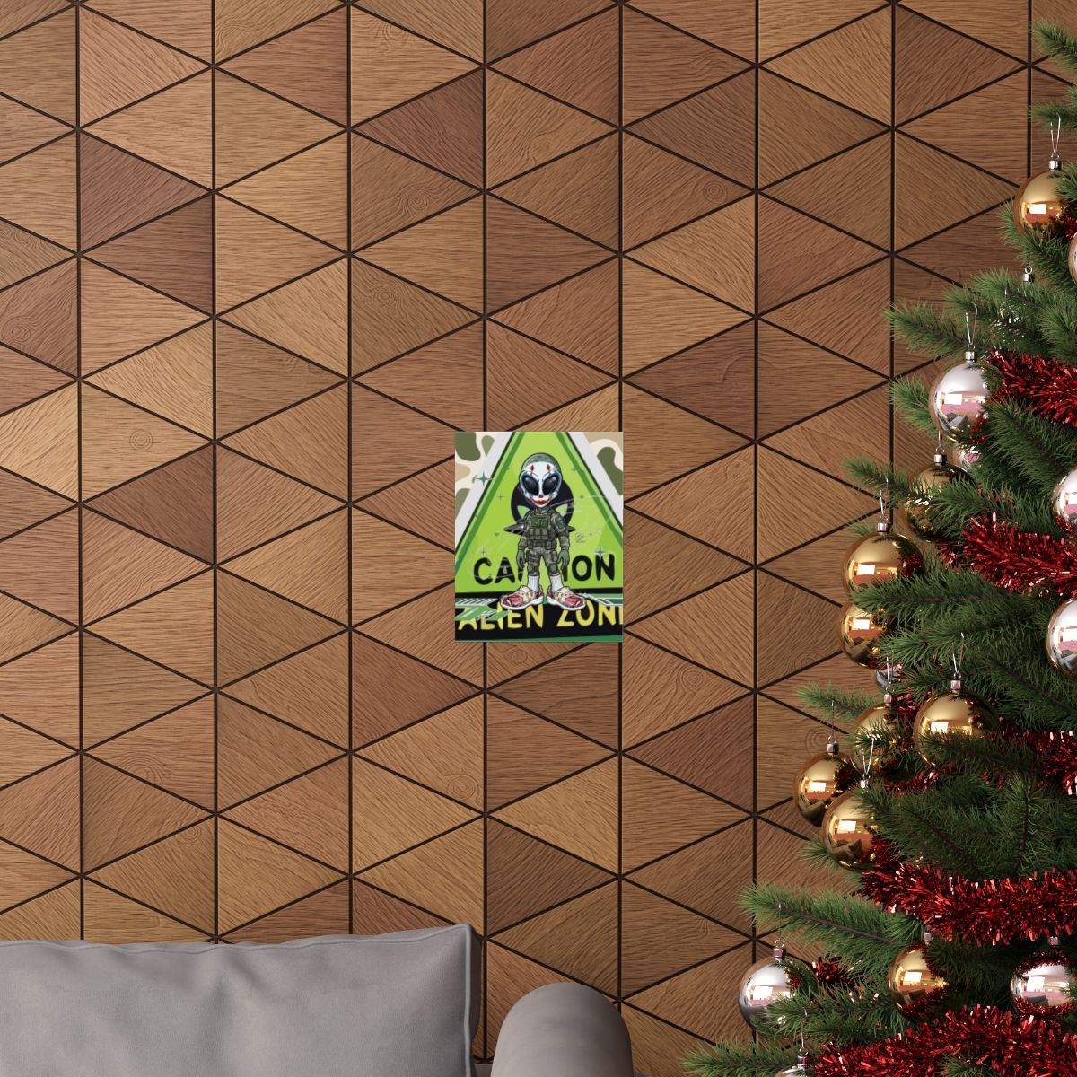 King Clown UFO Invasion Designer Matte Vertical Posters by GT Artland