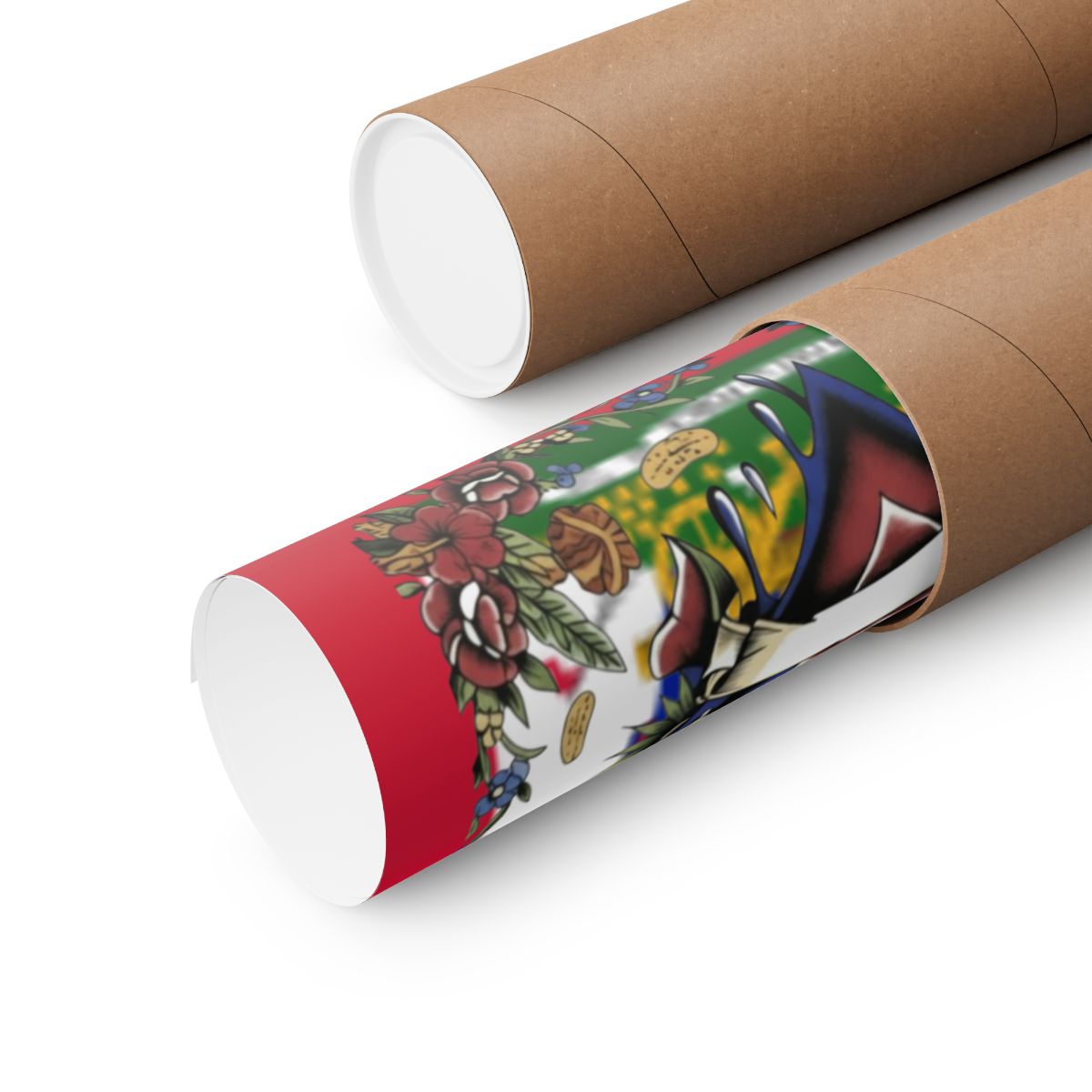 Haitian Love Designer Matte Vertical Posters by GT Artland