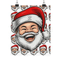 Santa Happy LOL Smile Mr, Clause Designer Matte Vertical Posters by GT Artland
