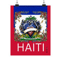 Haitian Love Designer Matte Vertical Posters by GT Artland