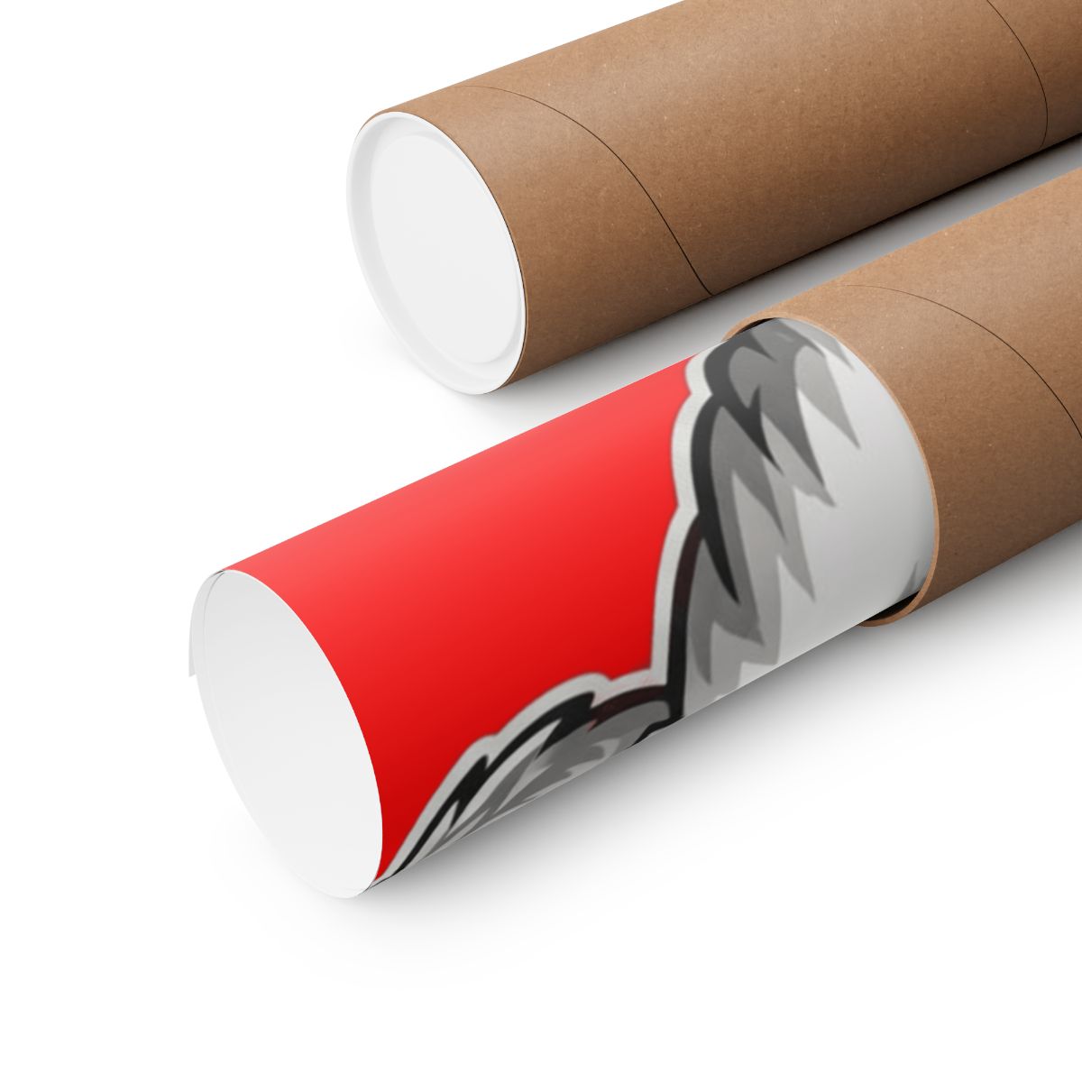 Red Drop Santa Happy LOL Smile Mr, Clause Designer Matte Vertical Posters by GT Artland