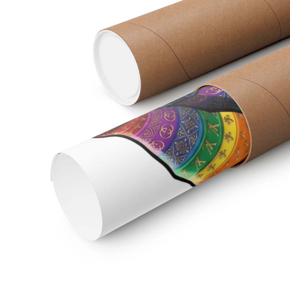 GT Soldier Rainbow Slasher Matte Vertical Posters by GT Artland