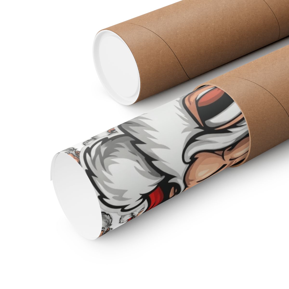 Santa Happy LOL Smile Mr, Clause Designer Matte Vertical Posters by GT Artland