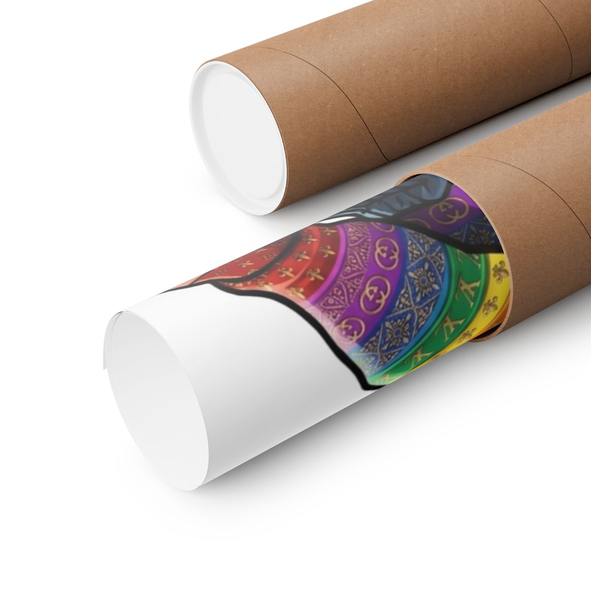 GT Soldier Rainbow Slasher Matte Vertical Posters by GT Artland