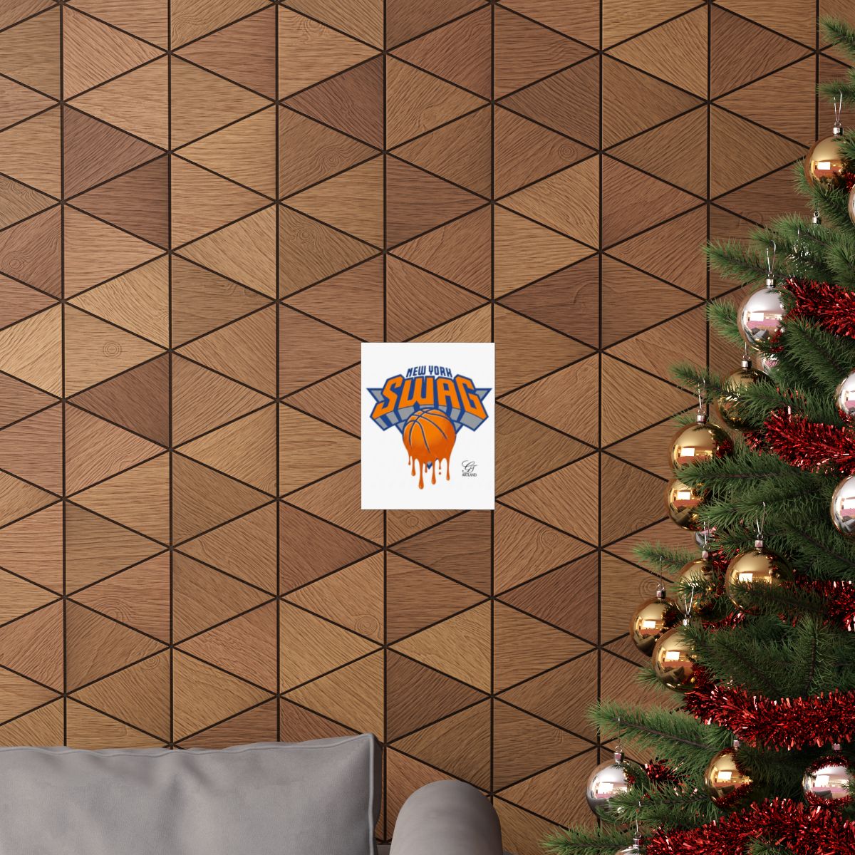 New York SWAG Designer Matte Vertical Posters by GT Artland