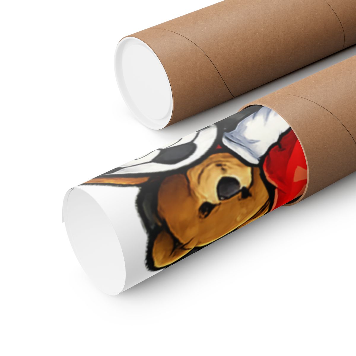 Ebony Ballin Santa Big Bagz Designer Matte Vertical Posters by GT Artland