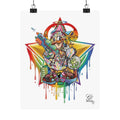 Splash Duck Designer Matte Vertical Posters by GT Artland