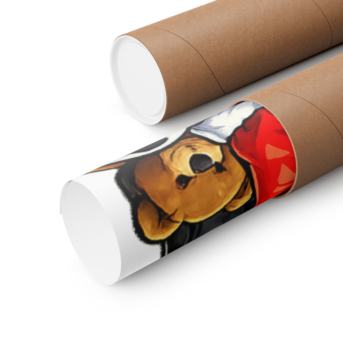 Ebony Ballin Santa Big Bagz Designer Matte Vertical Posters by GT Artland