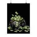 Big  Cash Bag Designer Matte Vertical Posters by GT Artland