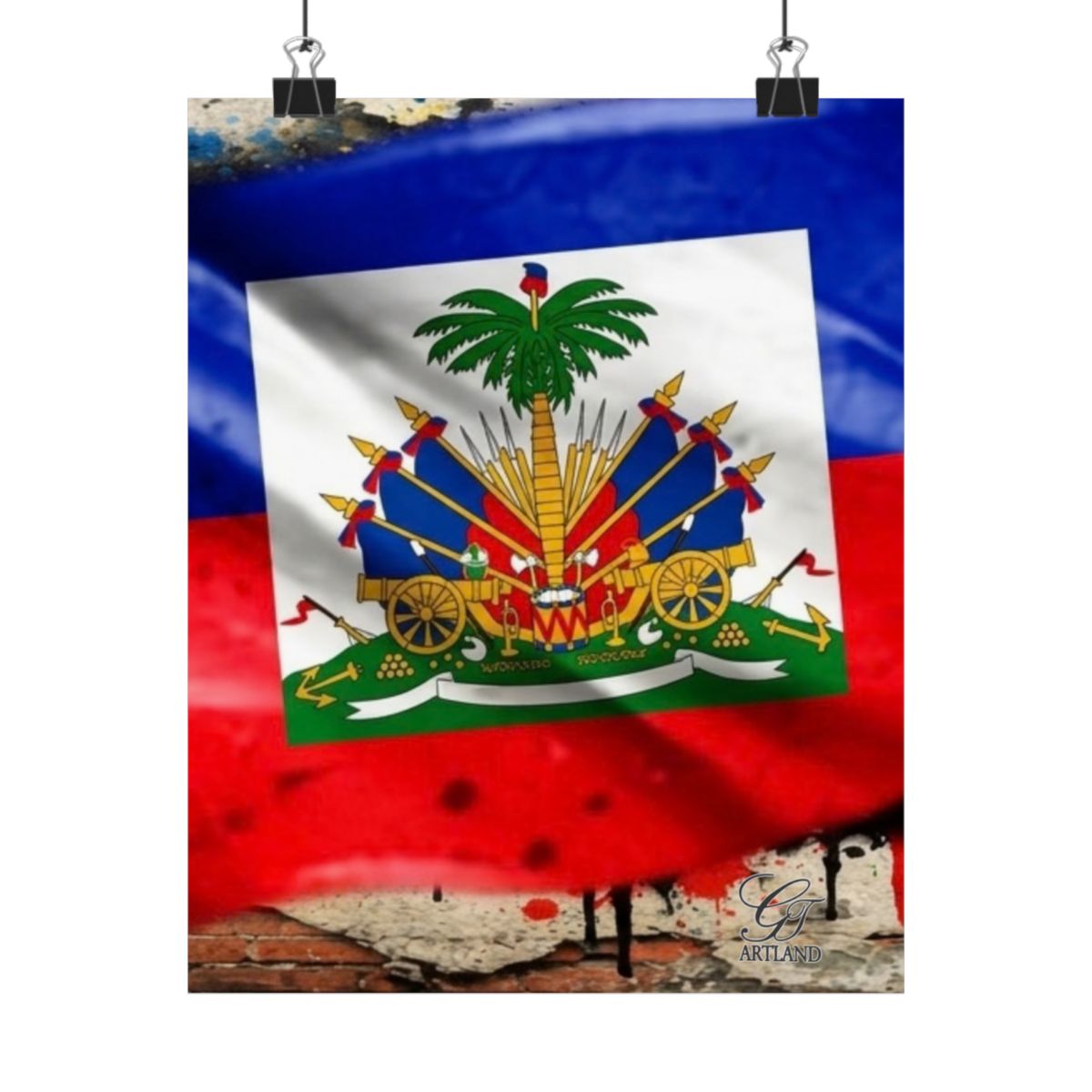 Haitian Brick City Swagga Designer Matte Vertical Posters by GT Artland