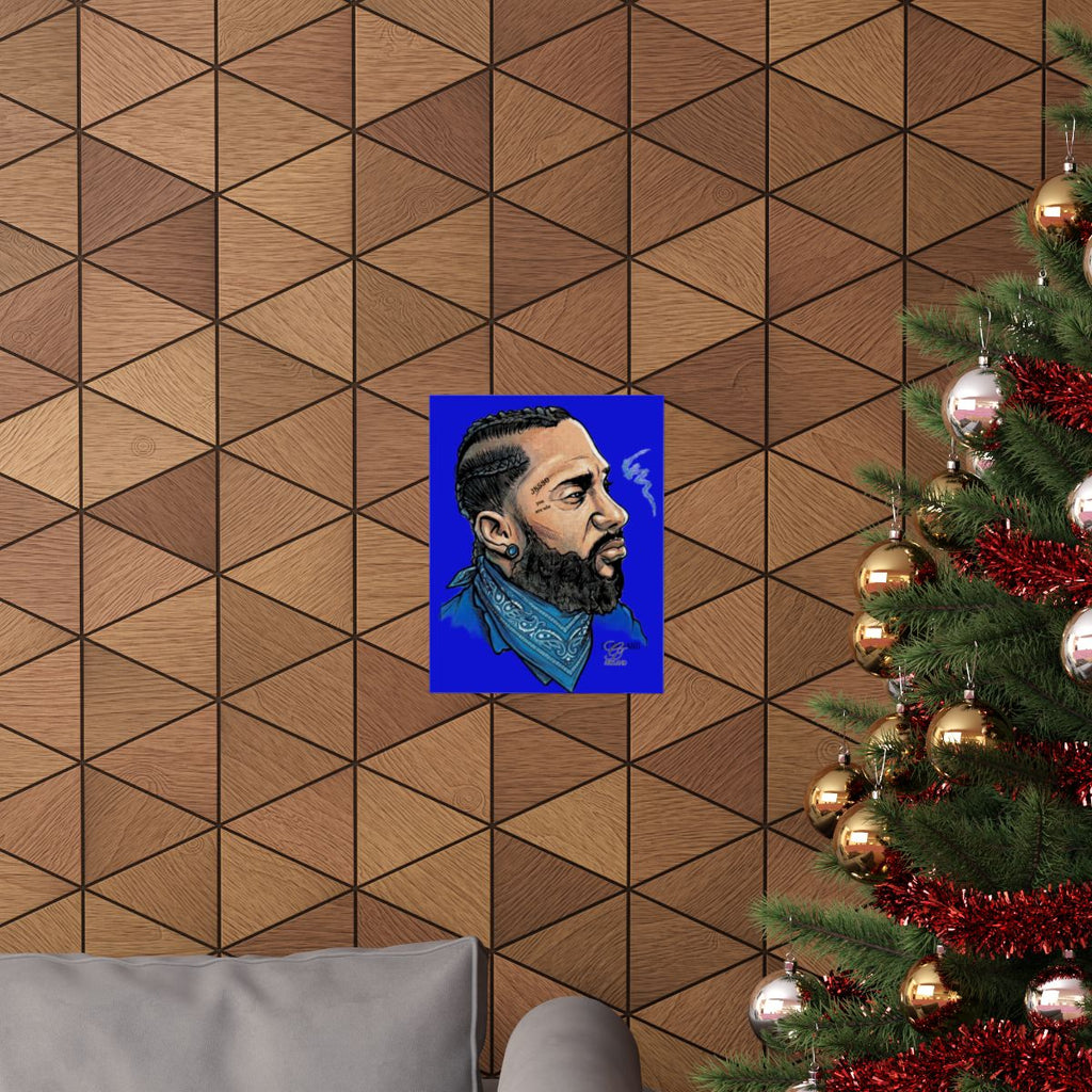 NIPSEY Rap Mogul Matte Vertical Posters by GT Artland