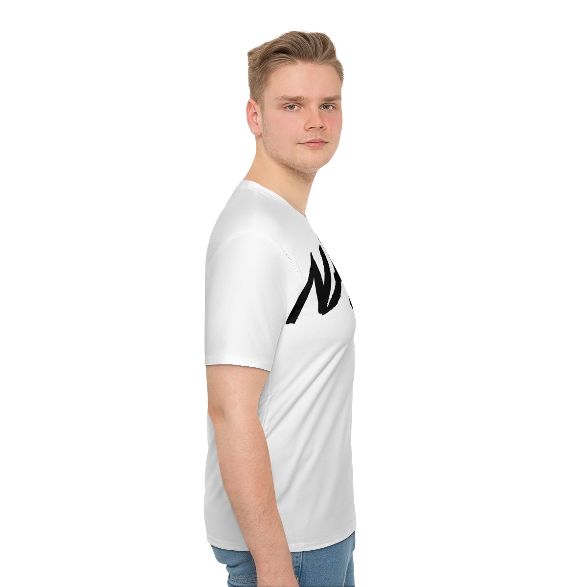 Graffiti Name Airbrush Digital Designer Personalized "Any Name" Exclusive Men's Loose T-shirt by GT Artland