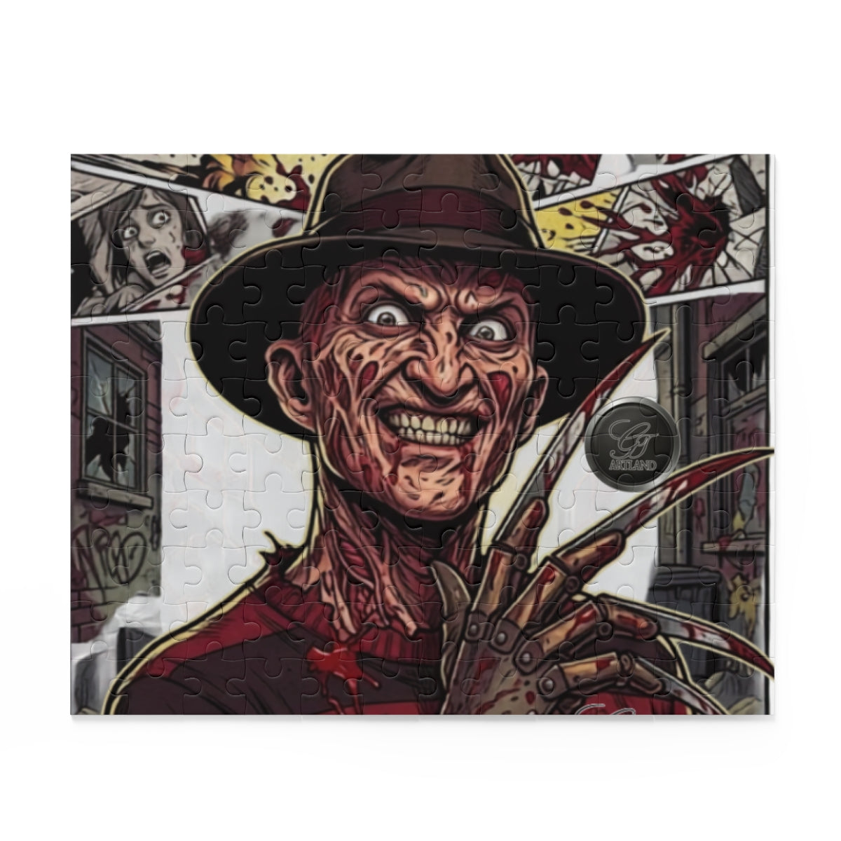 Nightmare on O Block Designer Puzzle (120, 252, 500-Piece) by GT Artland