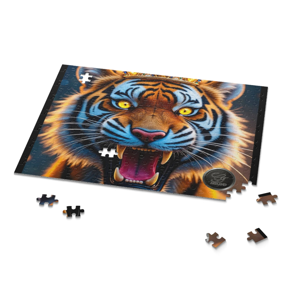 Fire King Tiger Designer Puzzle (120, 252, 500-Piece) by GT Artland