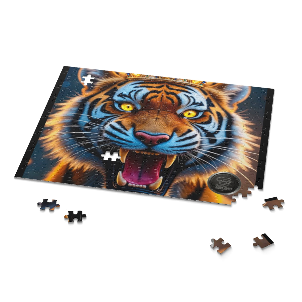 Fire King Tiger Designer Puzzle (120, 252, 500-Piece) by GT Artland
