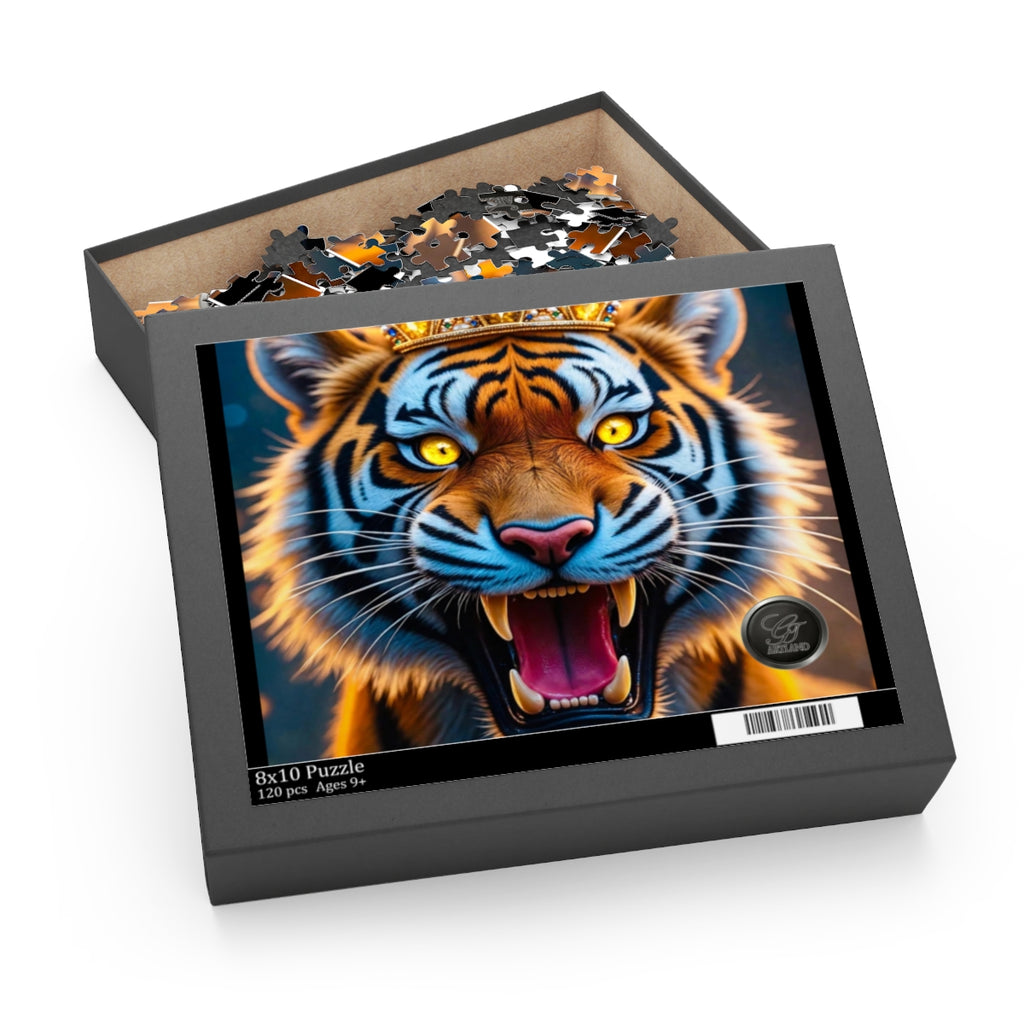 Fire King Tiger Designer Puzzle (120, 252, 500-Piece) by GT Artland