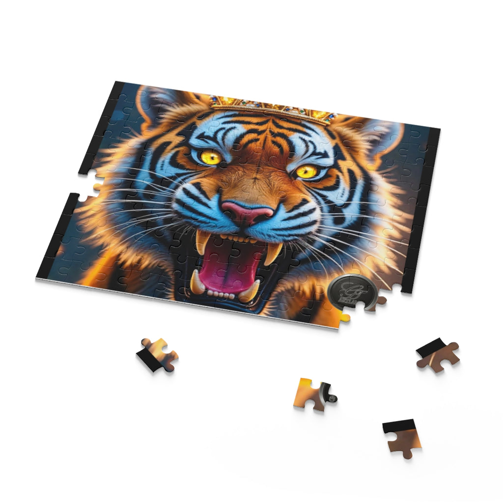 Fire King Tiger Designer Puzzle (120, 252, 500-Piece) by GT Artland
