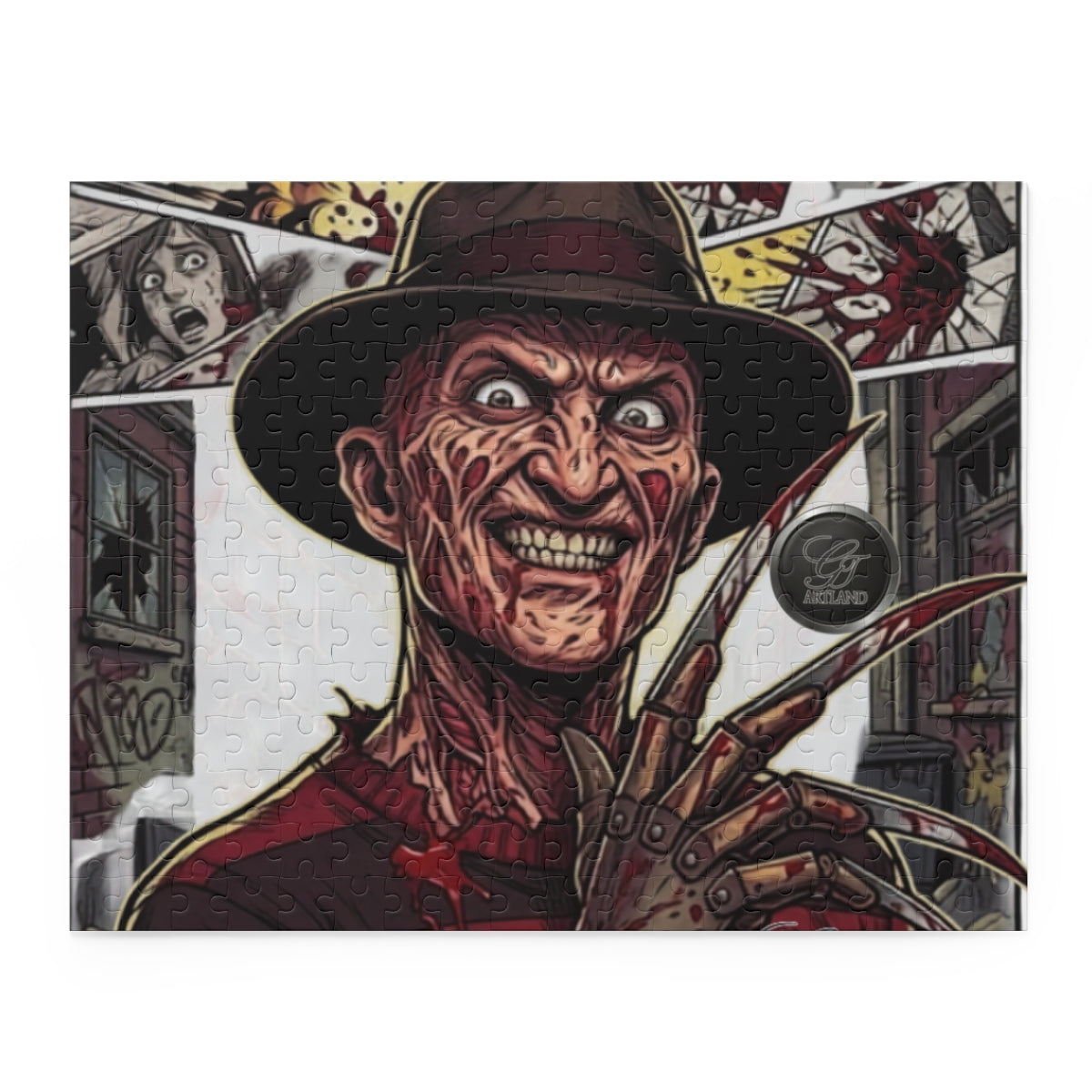 Nightmare on O Block Designer Puzzle (120, 252, 500-Piece) by GT Artland