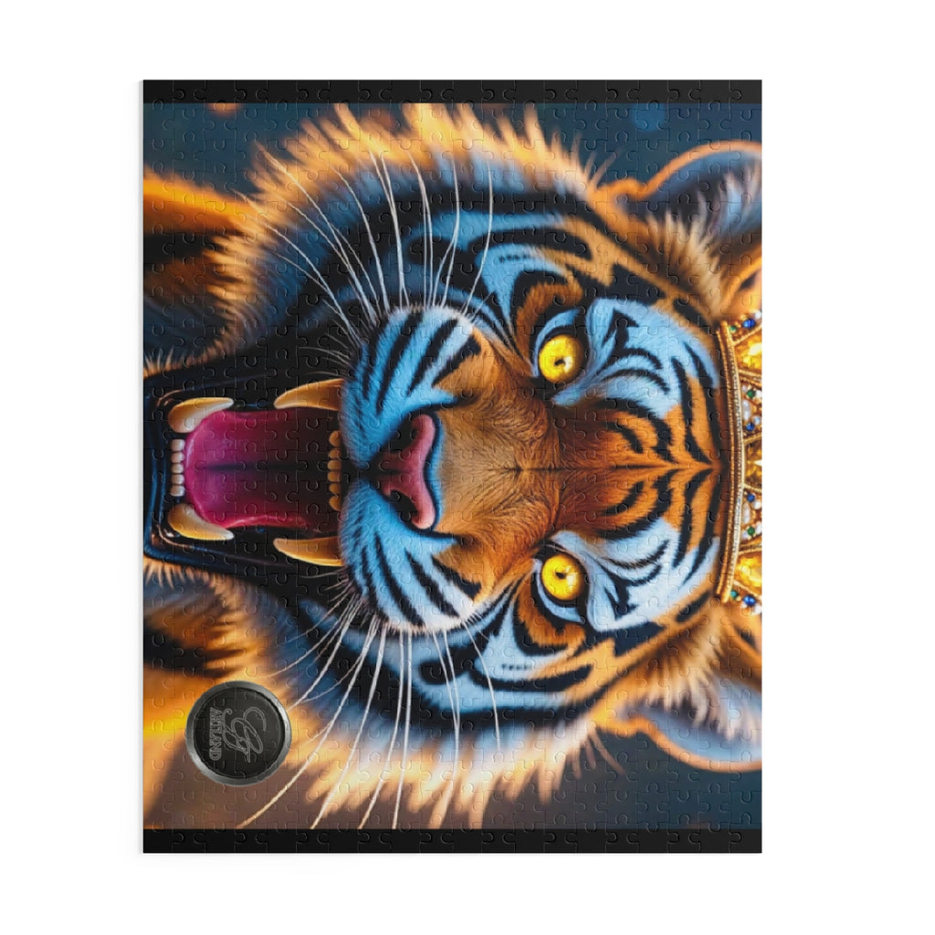 Fire King Tiger Designer Puzzle (120, 252, 500-Piece) by GT Artland
