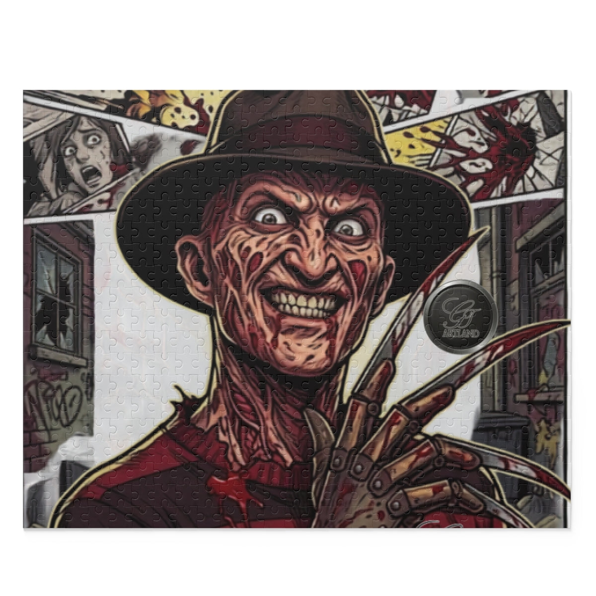 Nightmare on O Block Designer Puzzle (120, 252, 500-Piece) by GT Artland