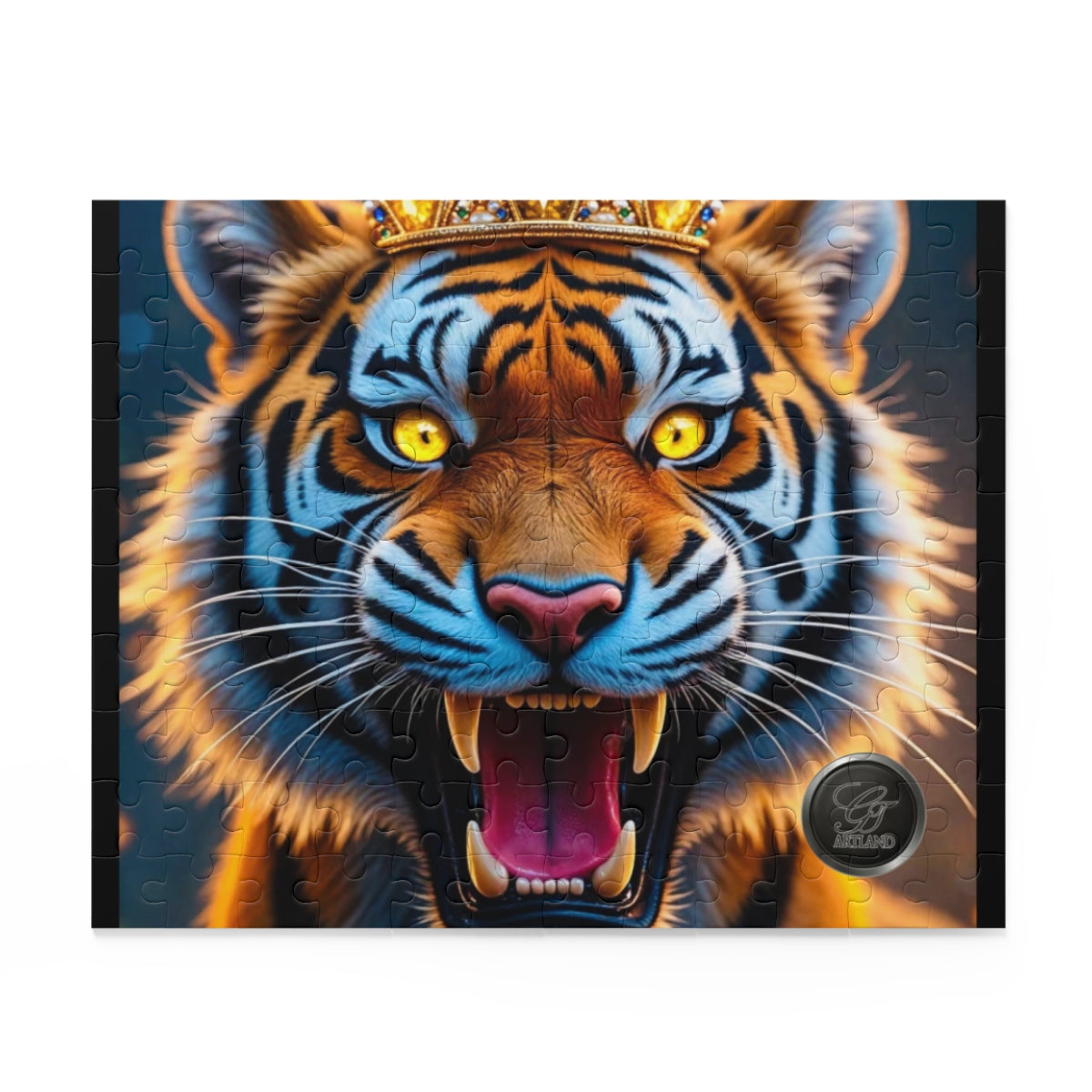 Fire King Tiger Designer Puzzle (120, 252, 500-Piece) by GT Artland