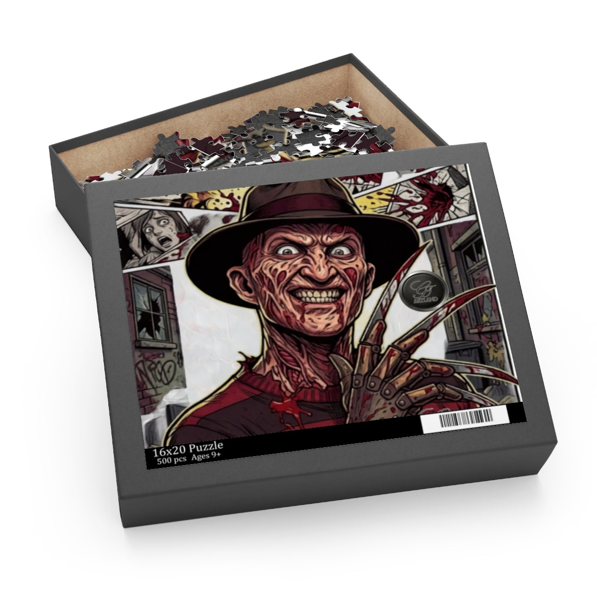 Nightmare on O Block Designer Puzzle (120, 252, 500-Piece) by GT Artland