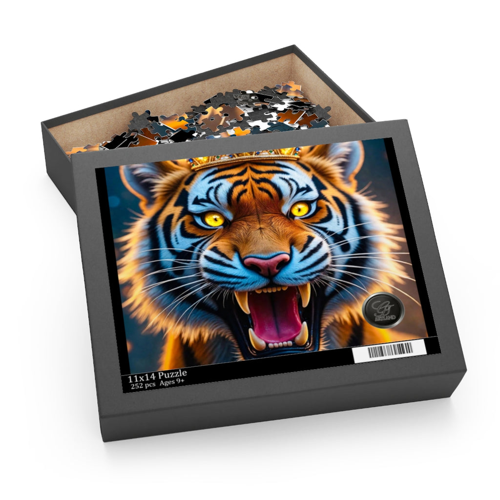 Fire King Tiger Designer Puzzle (120, 252, 500-Piece) by GT Artland