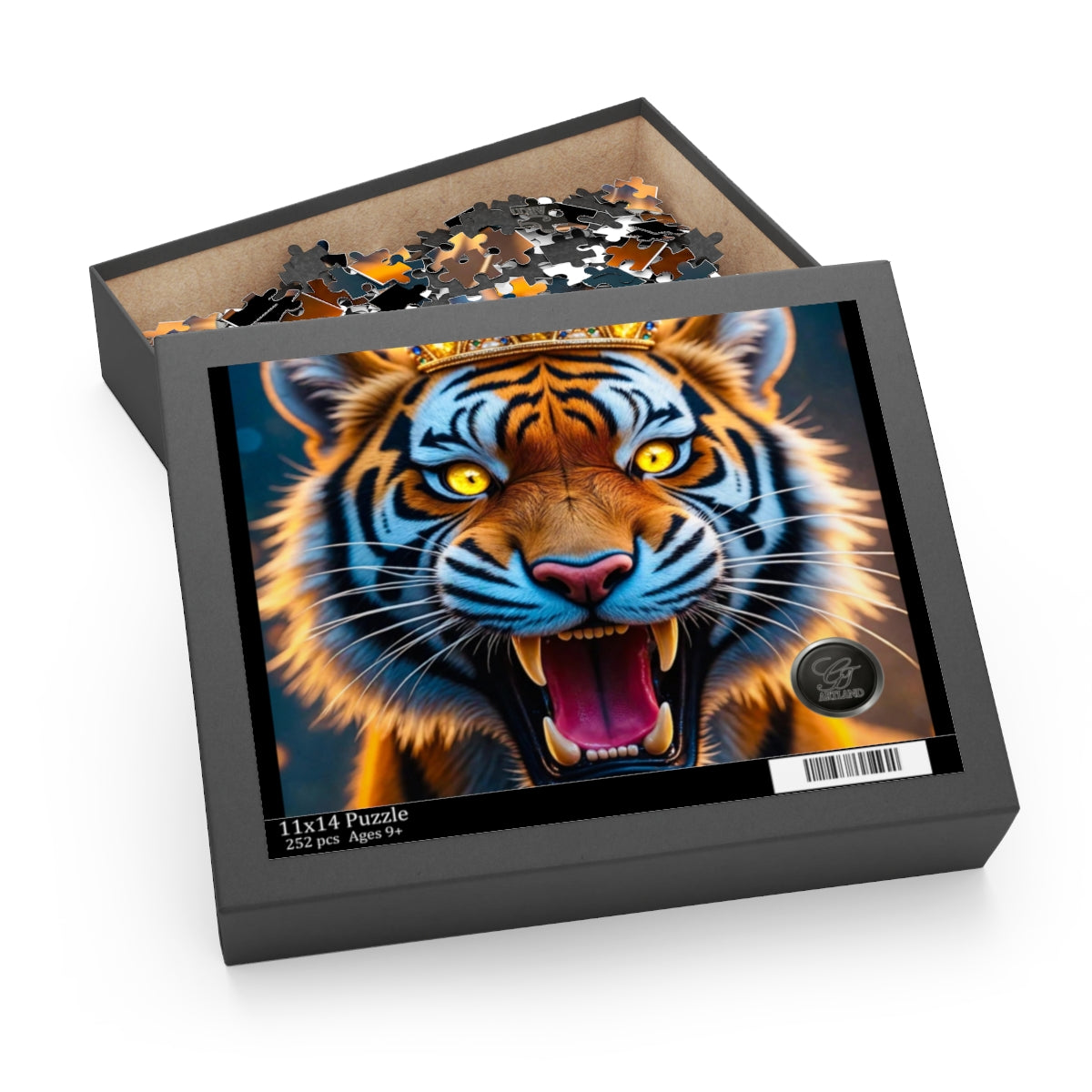 Fire King Tiger Designer Puzzle (120, 252, 500-Piece) by GT Artland