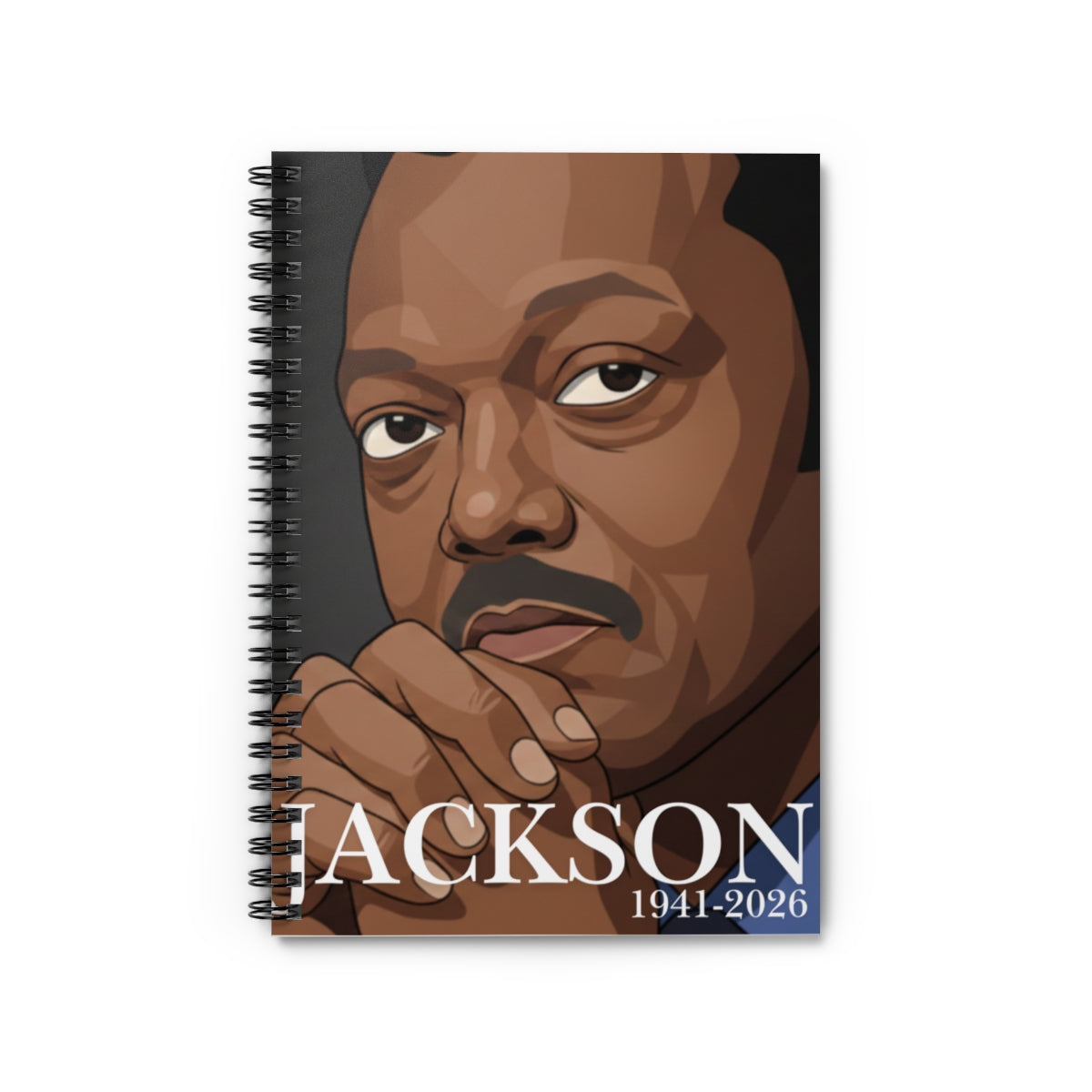 Jesse JACKSON Spiral Notebook - Ruled Line by GT Artland