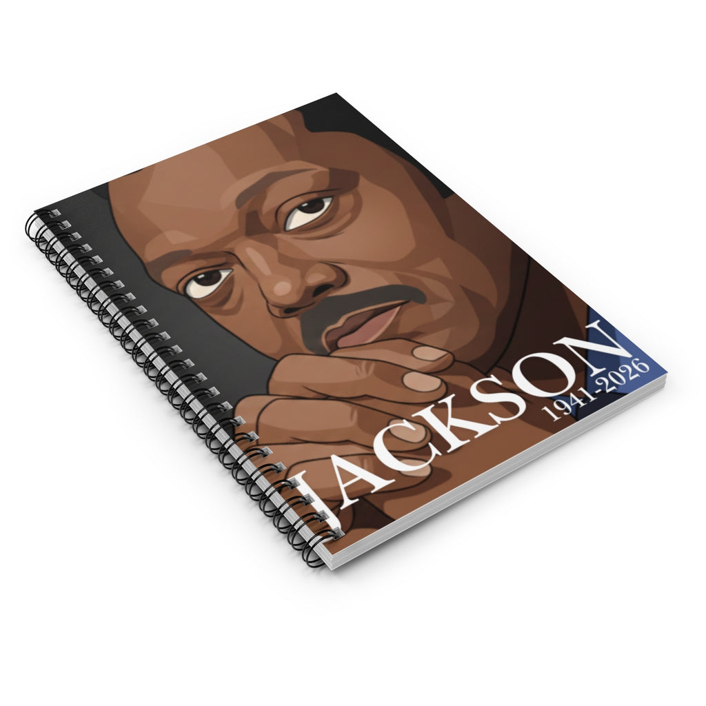 Jesse JACKSON Spiral Notebook - Ruled Line by GT Artland