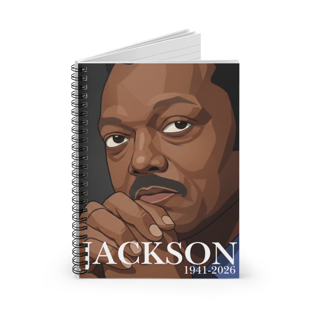 Jesse JACKSON Spiral Notebook - Ruled Line by GT Artland