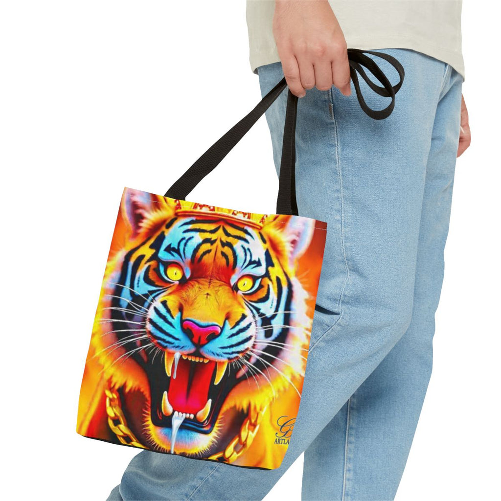 King Tiger GT Designer Tote Bag by GT Artland