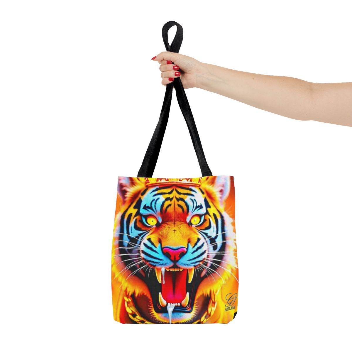 King Tiger GT Designer Tote Bag by GT Artland