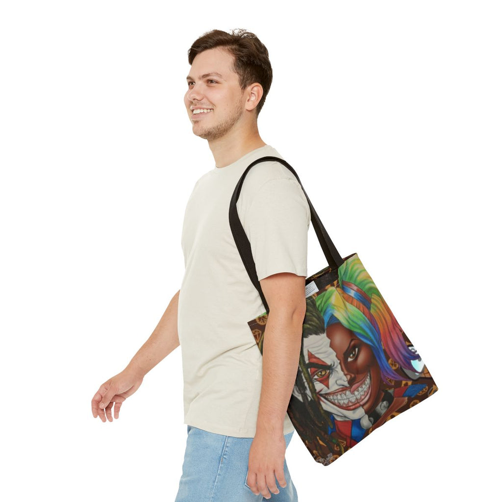 Joker ebony harley designer Tote Bag by GT Artland