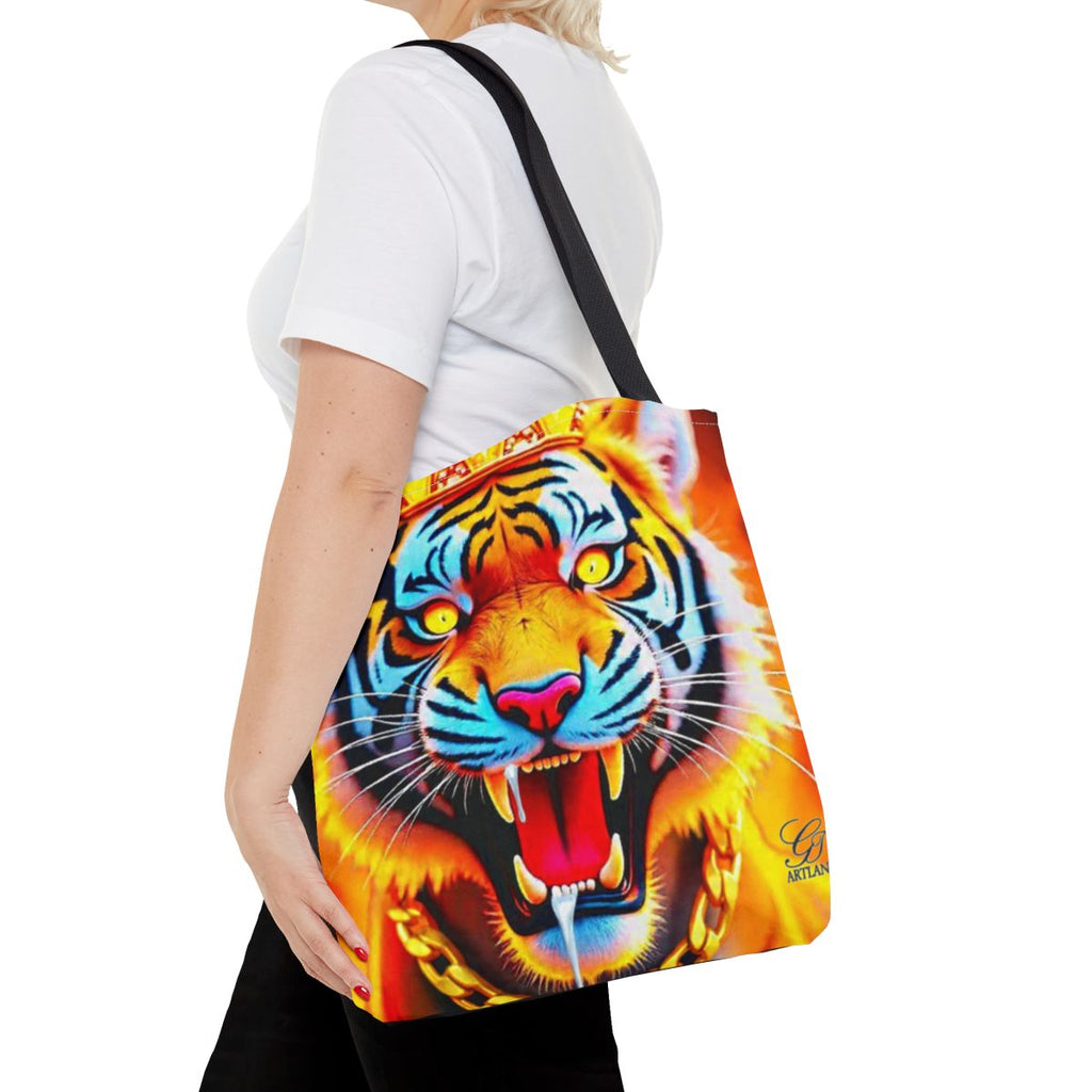 King Tiger GT Designer Tote Bag by GT Artland