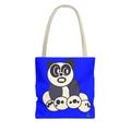 Urban Panda GT Royal Blue Designer Tote Bag Designer | All-Over Print by GT Artland