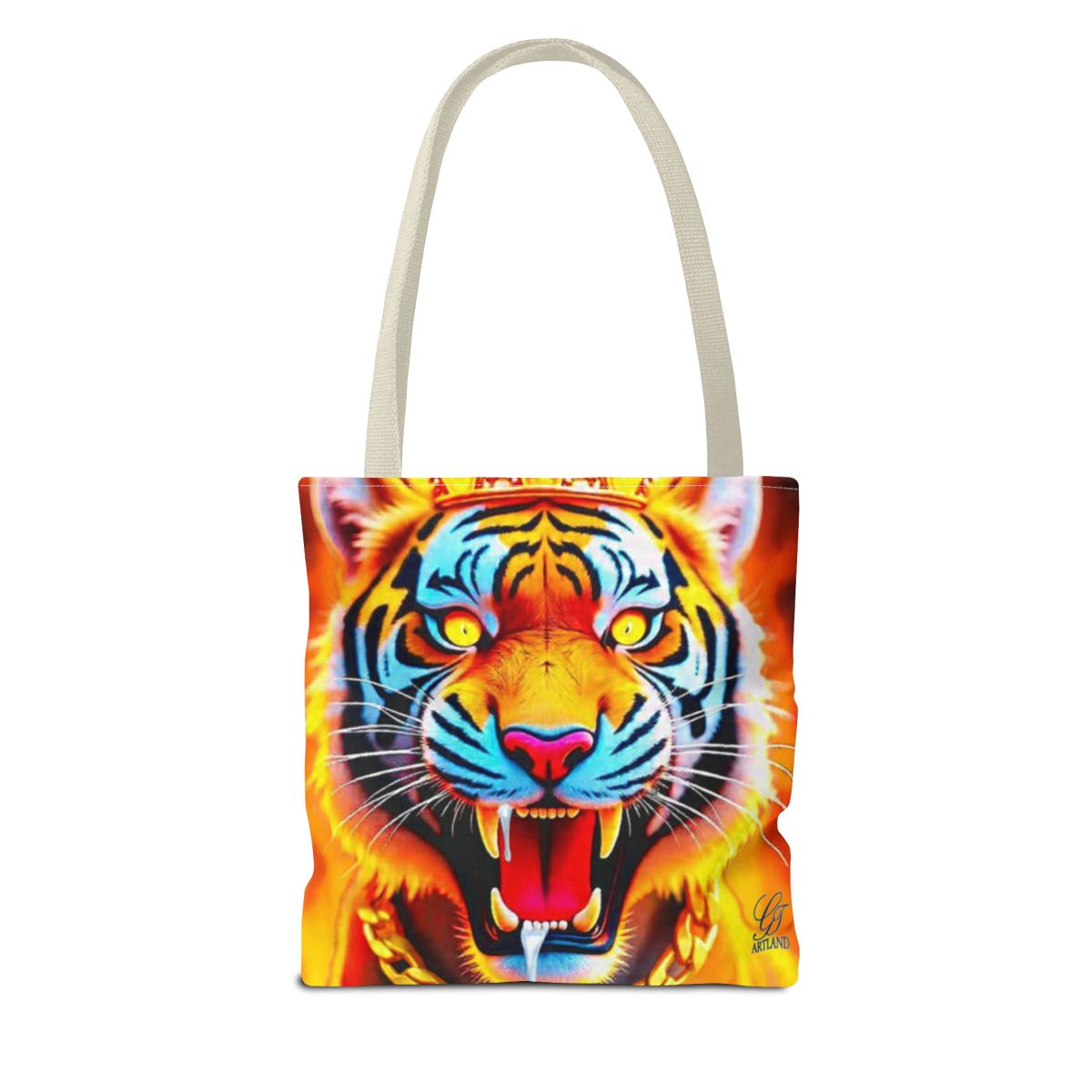 King Tiger GT Designer Tote Bag by GT Artland