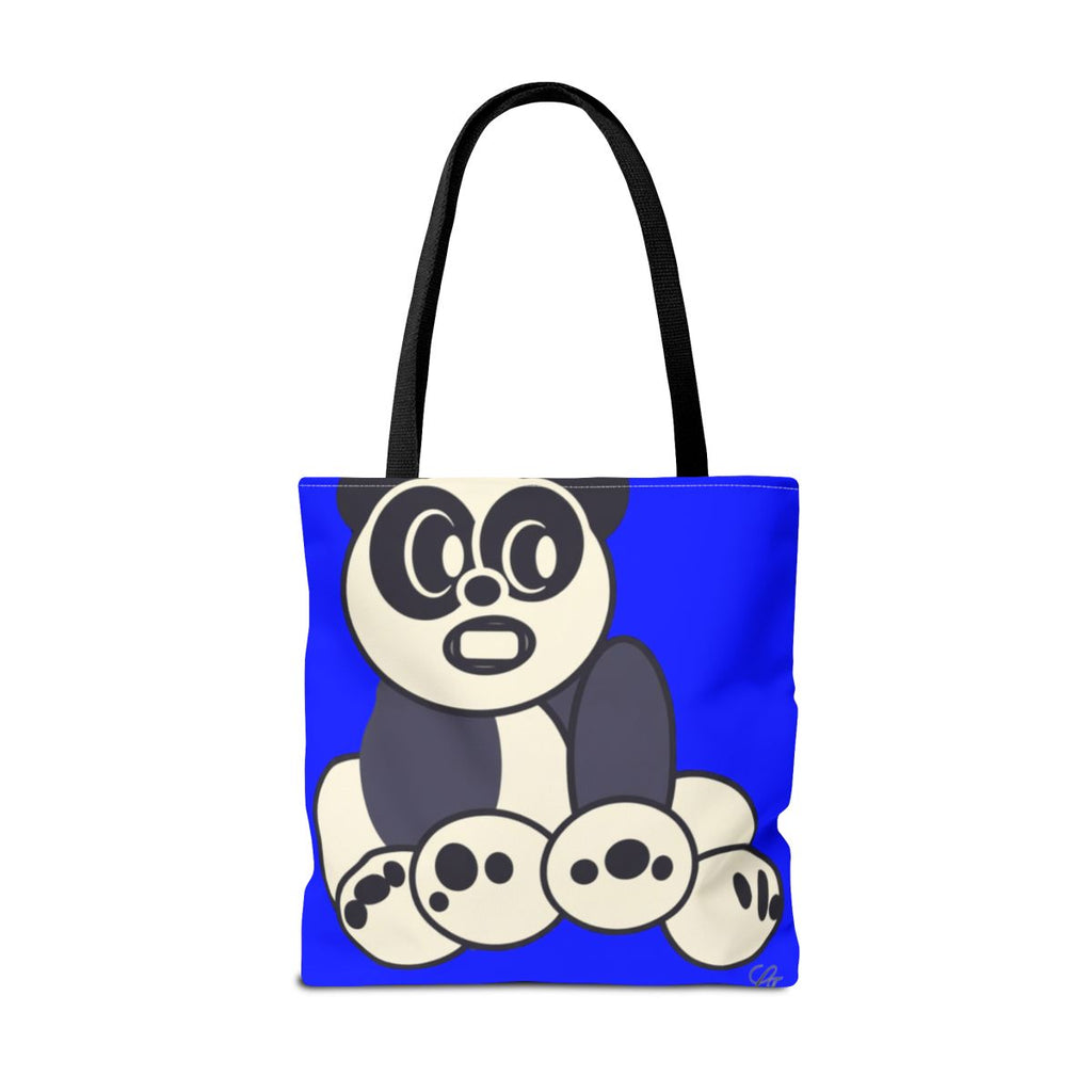 Urban Panda GT Royal Blue Designer Tote Bag Designer | All-Over Print by GT Artland